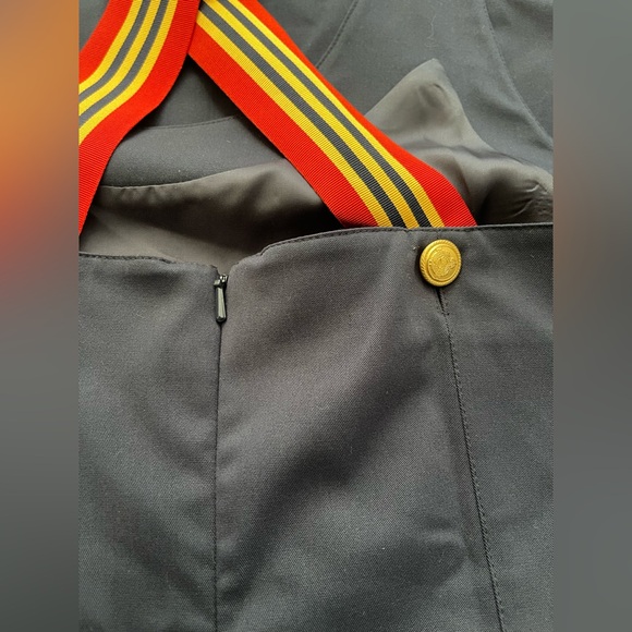 Faconnable Black Dress with Red Accents - Picture 5 of 8